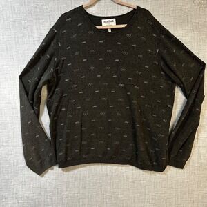 Heritage Sweater Novelty Print Cars & Glasses Crew Neck Pullover Men's XXL